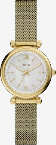 FOSSIL Uhr 'Carlie' in Gold: Vorderseite