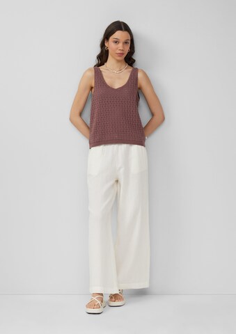 Tops en tricot QS en rose