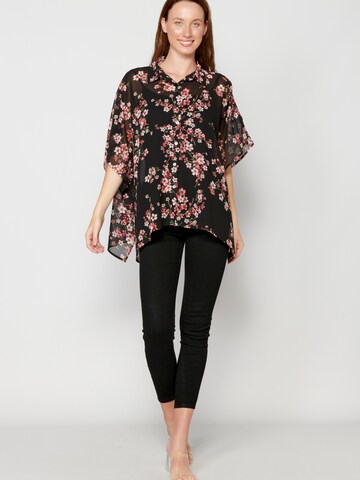 KOROSHI Blouse in Zwart