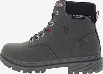 Boots stringati di U.S. POLO ASSN. in grigio: frontale
