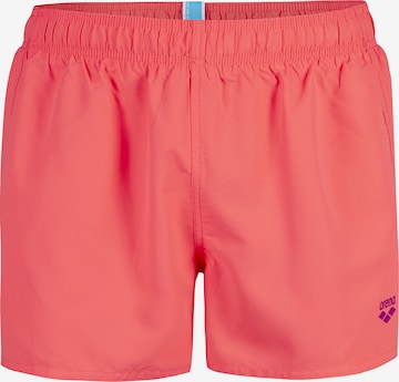 ARENA - Bañador deportivo 'FUNDAMENTALS X' en rosa: frente