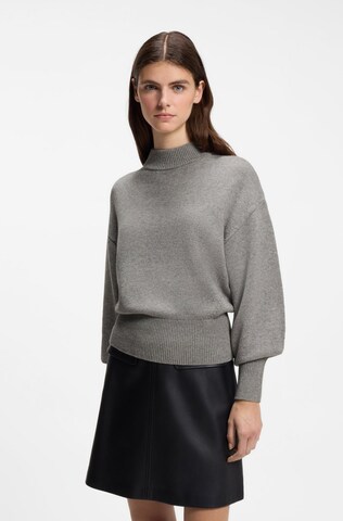 HUGO Sweater in Grey: front