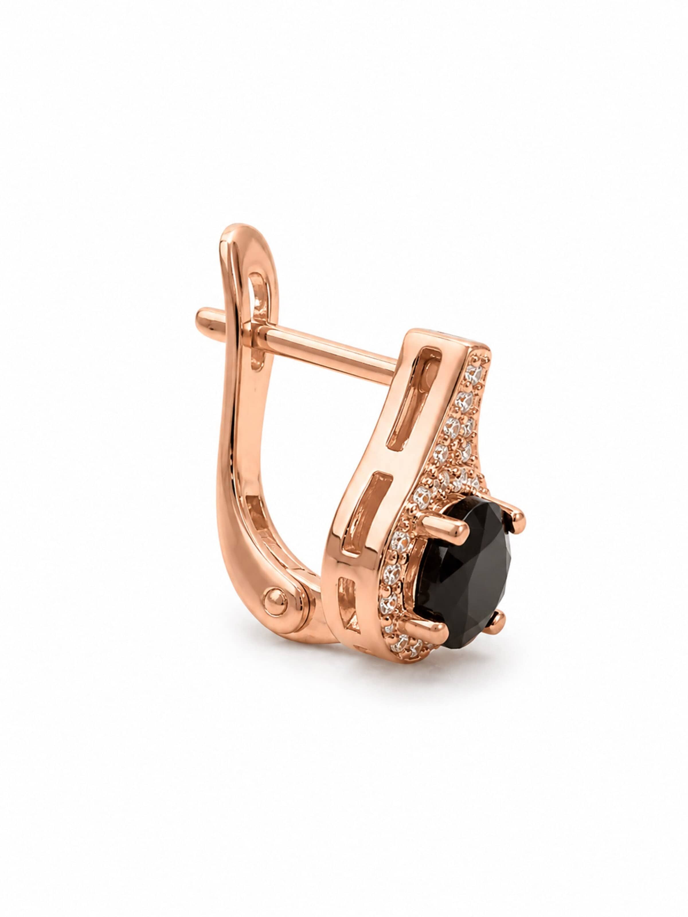 Secret Stones Earrings 'Dark power' in Gold