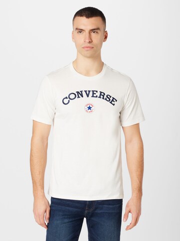 CONVERSE Shirt 'Chuck' in White: front