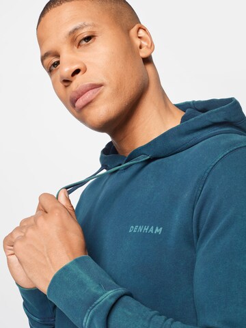 DENHAM Sweatshirt 'BAKER' in Blau