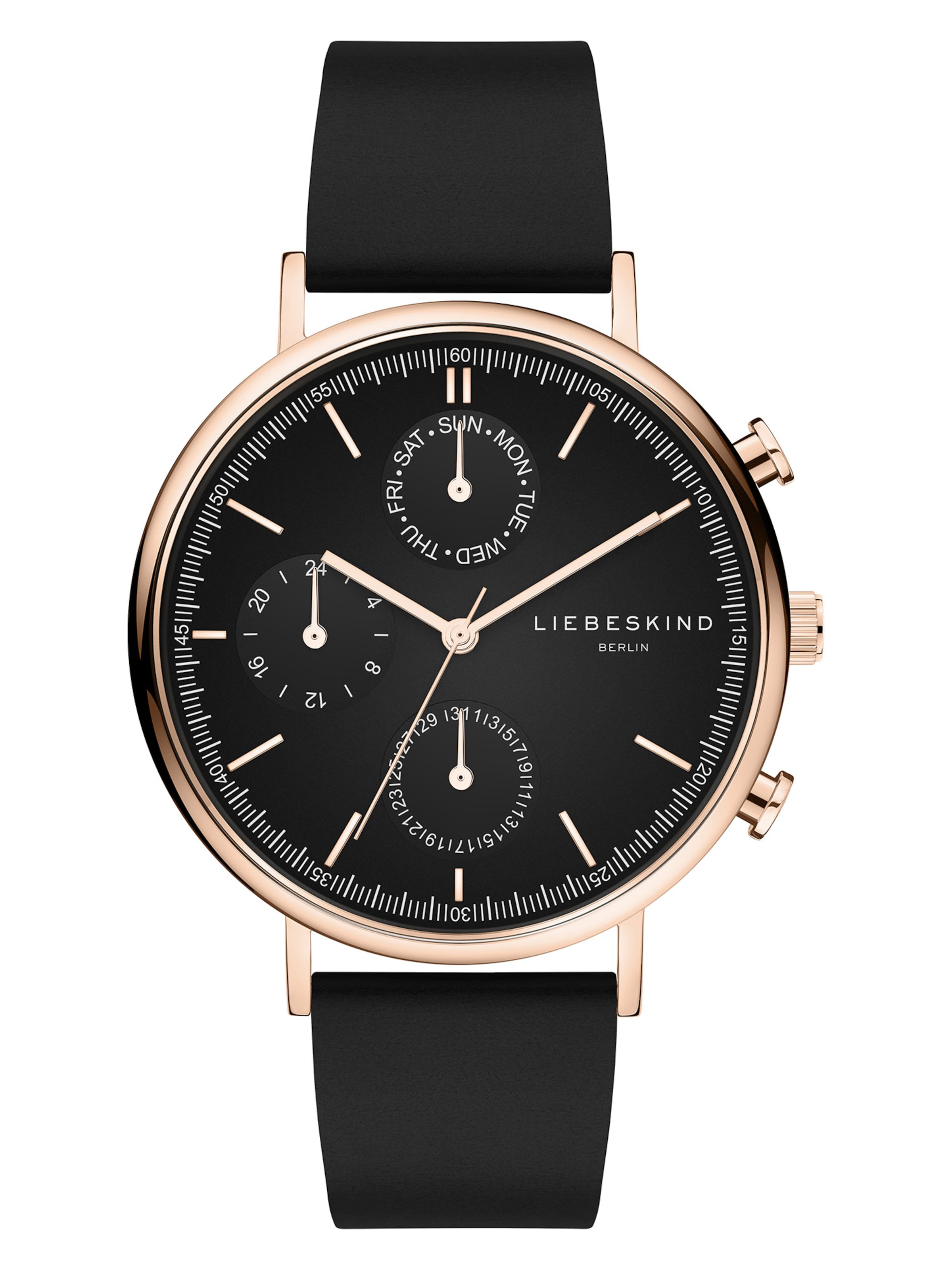 Liebeskind Berlin Analoguhr in Gold: Vorderseite