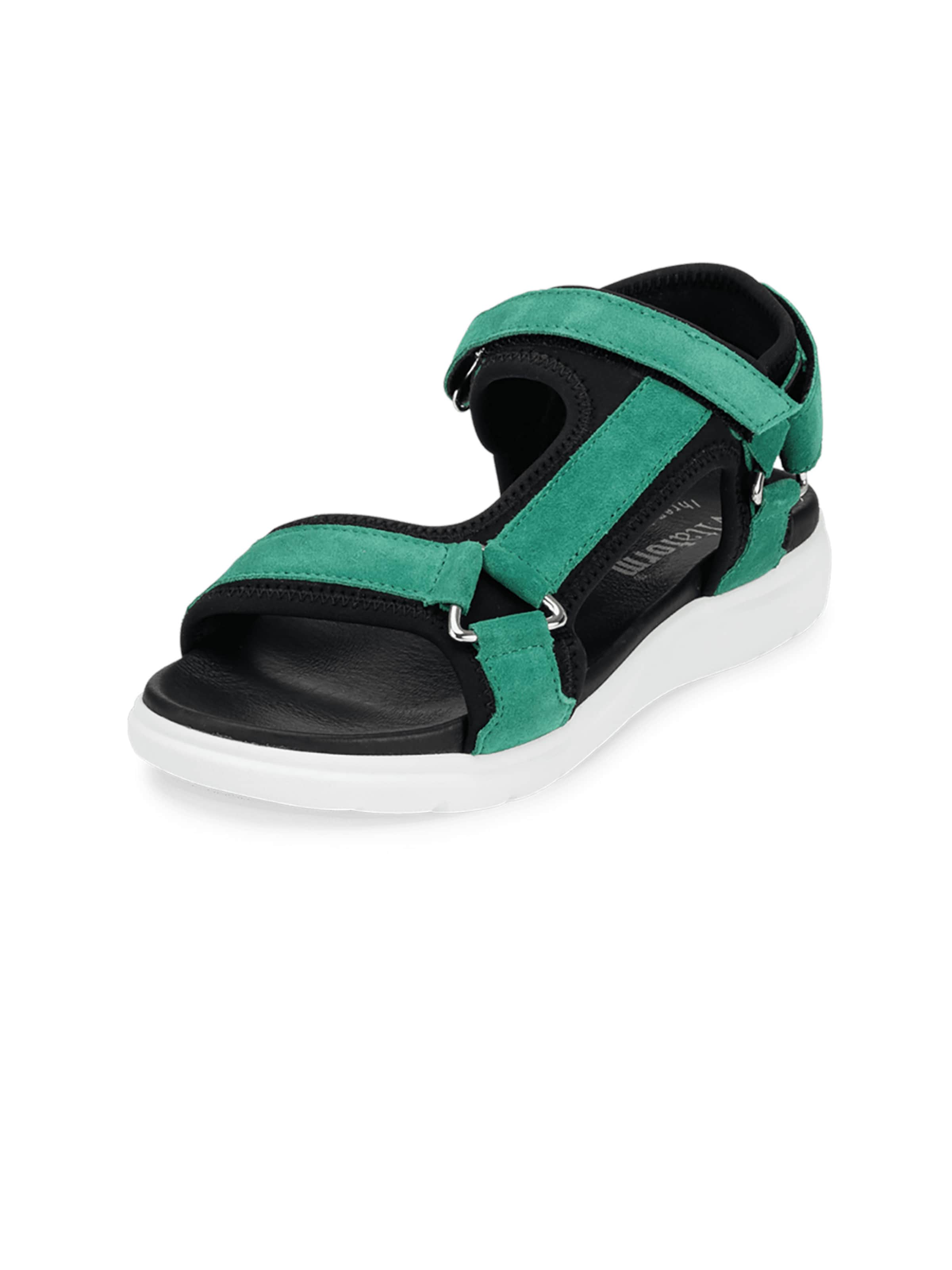 VITAFORM Sandale in Grün: Vorderseite