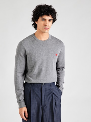 HUGO Pullover 'San Cassius-C1' in Grau: Vorderseite