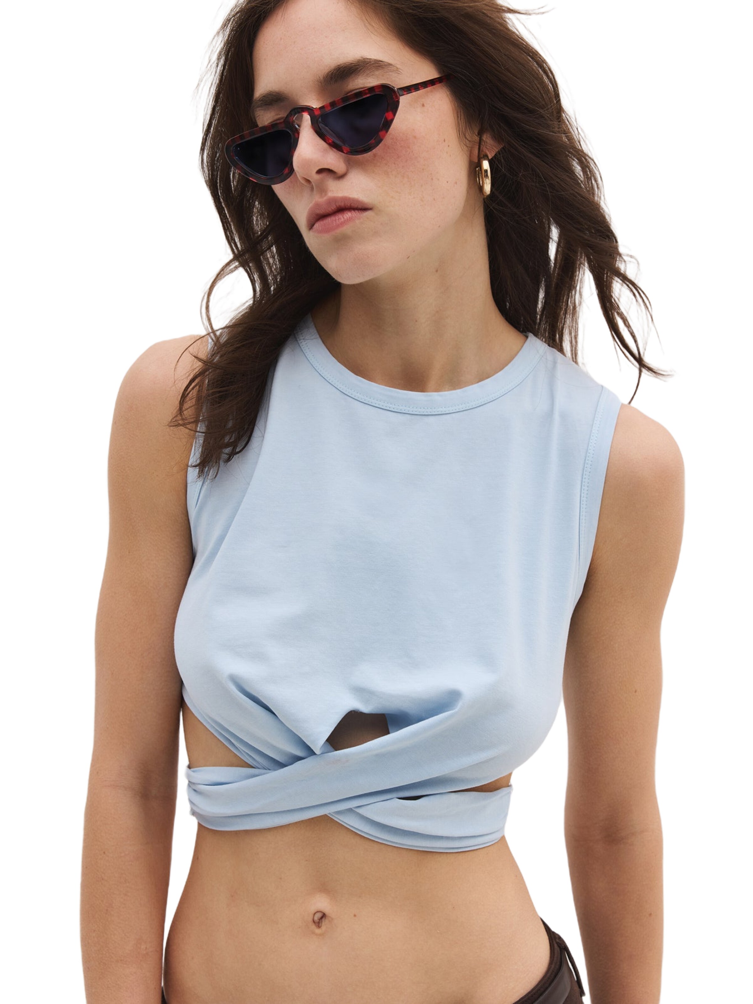 No Matter What Top 'Ernte' in Blue