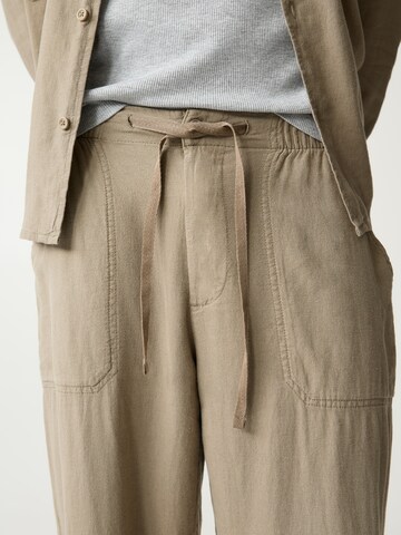 Pull&Bear Loosefit Nadrág - bézs