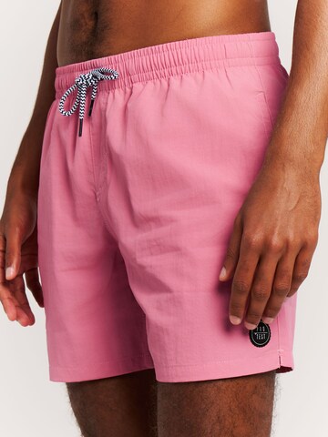 PROTEST Swimming shorts 'Faster' in Pink