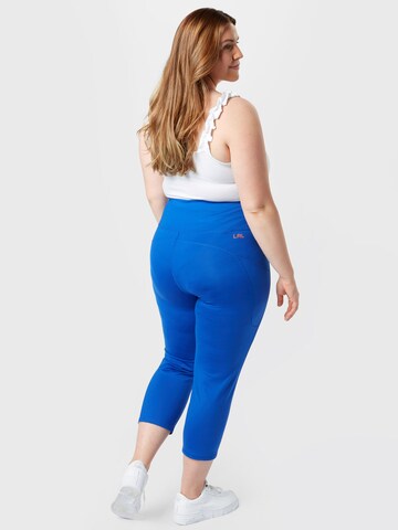 Lauren Ralph Lauren Plus Skinny Legíny 'VARLYN' – modrá