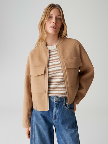 Veste mi-saison 'Hiso' OPUS en beige : devant
