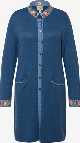 Ulla Popken Knit Cardigan in Blue: front