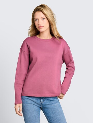 TOM TAILOR DENIM Sweatshirt in Pink: Vorderseite