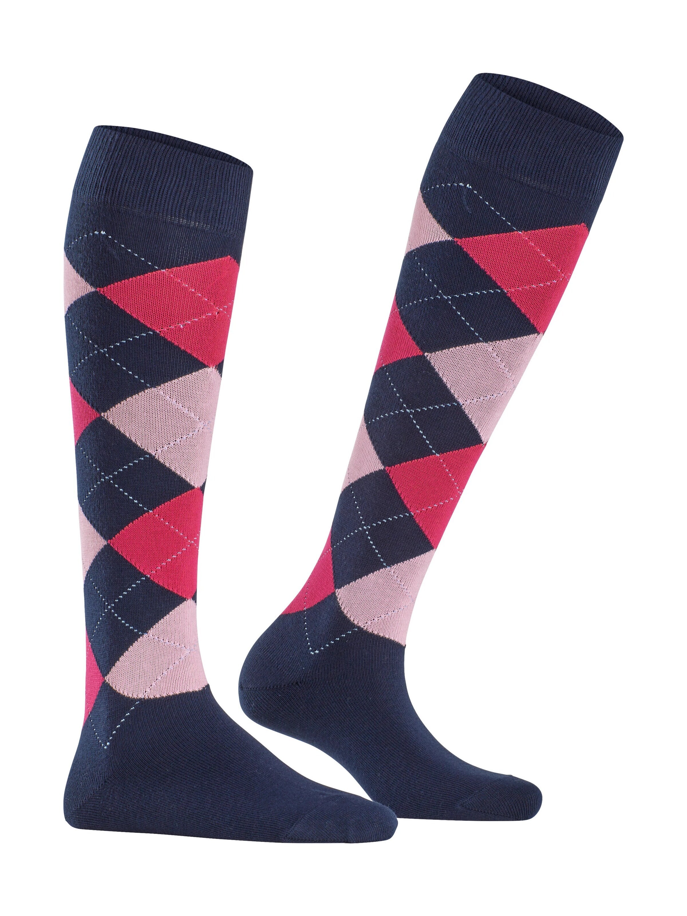 BURLINGTON Over the Knee Socks 'Queen' in Blue