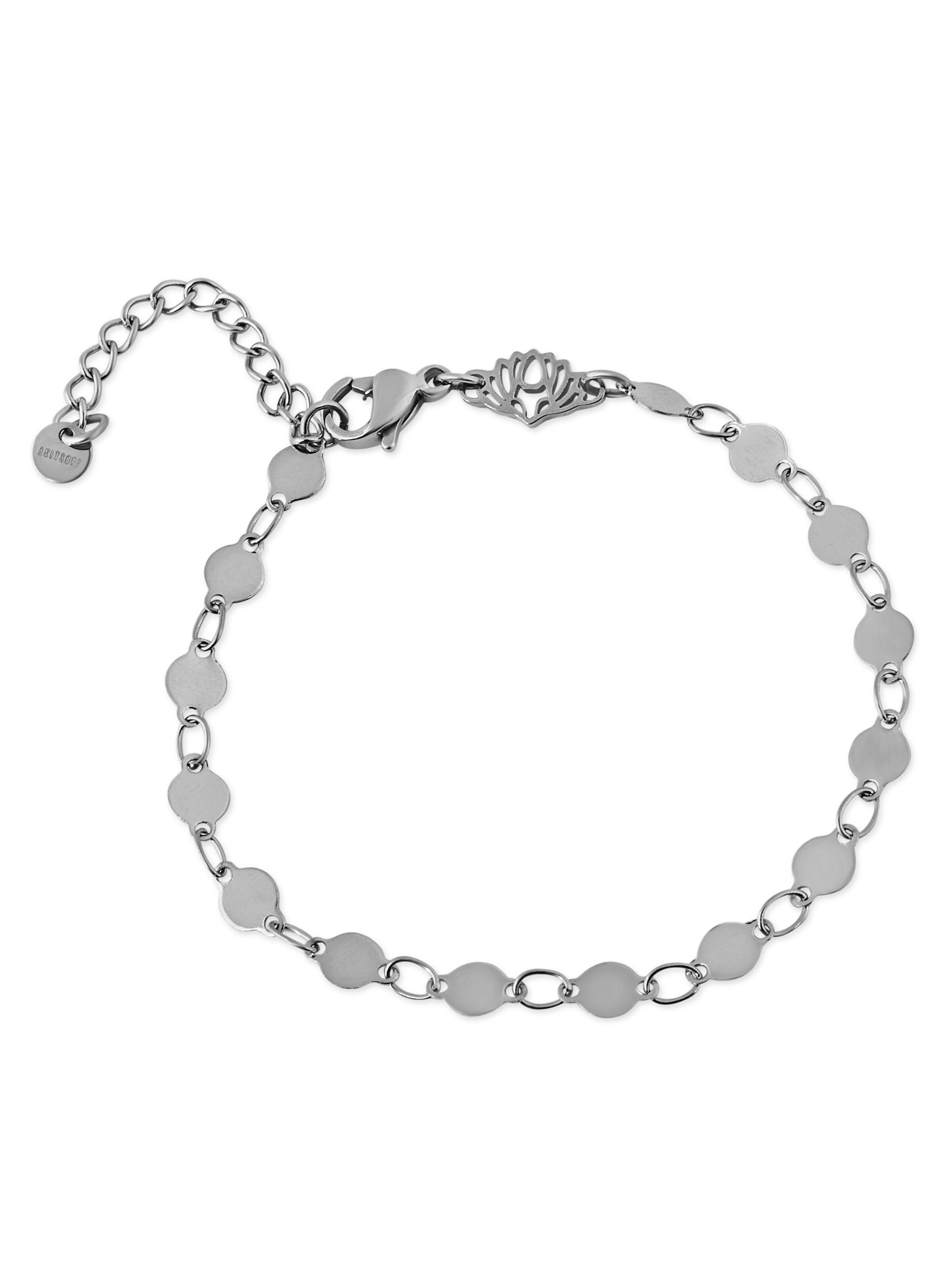 Akitsune Bracelet 'Grace' in Silver: front