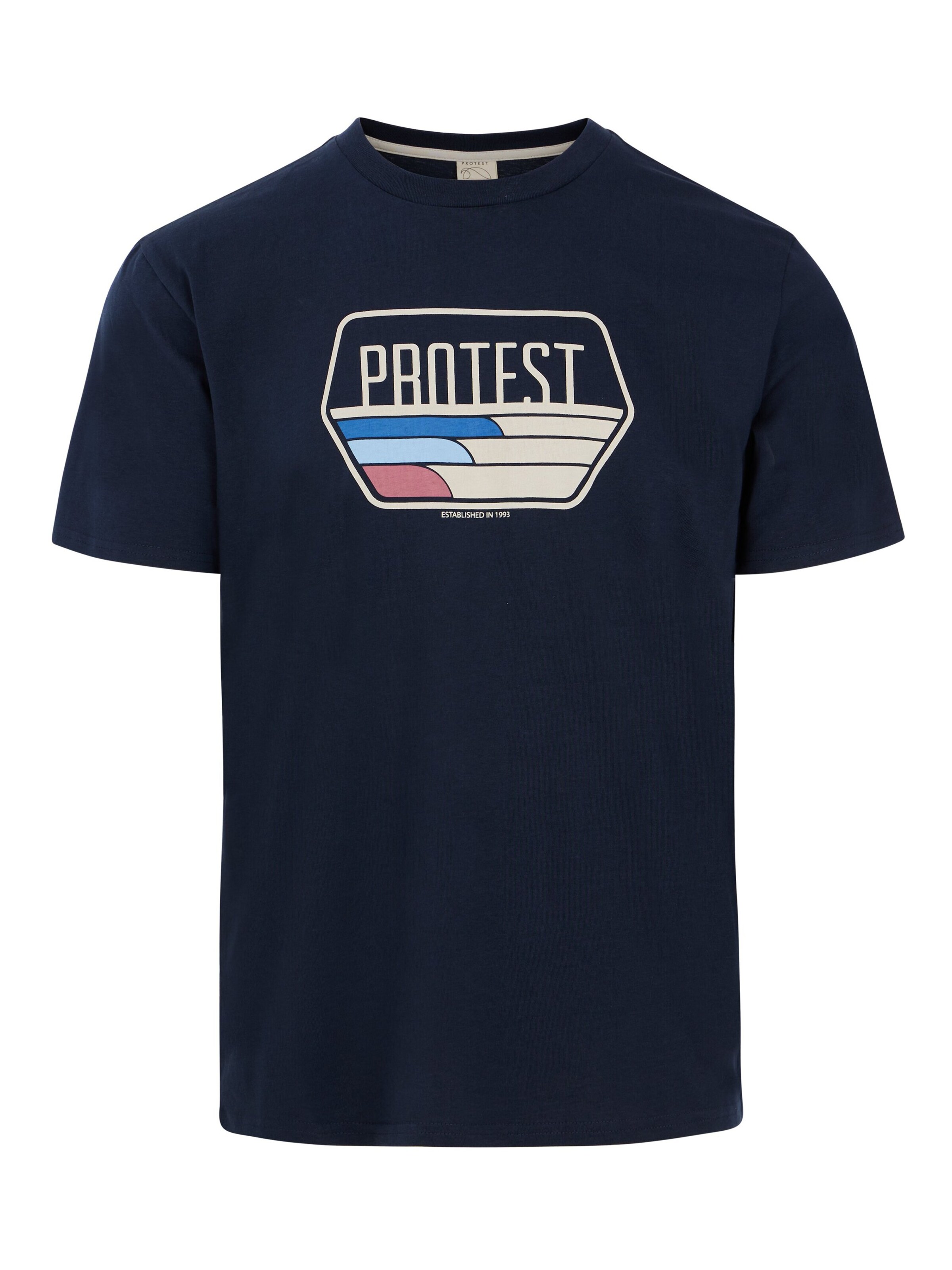 PROTEST Shirt 'PRTSTAN' in Blauw: voorkant