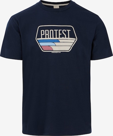 PROTEST Shirt 'PRTSTAN' in Blauw: voorkant