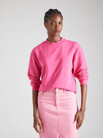 Monki Sweatshirt in Roze: voorkant