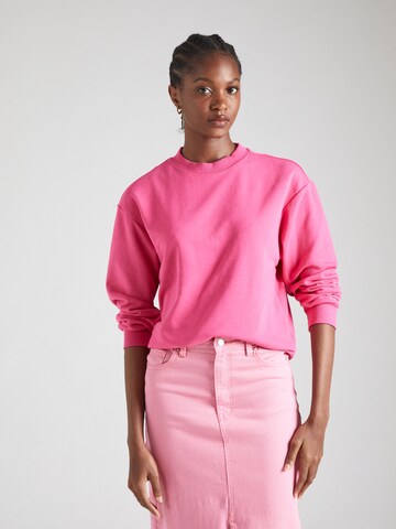 Monki Sweatshirt in Pink: front