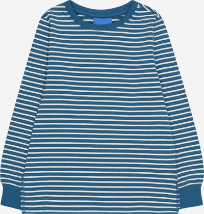 Tricou FINKID pe azuriu / alb murdar, Vizualizare produs