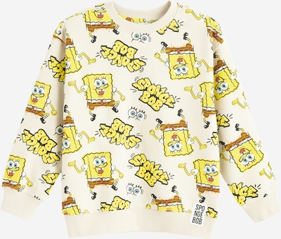 Cool Club Collegepaita 'SPONGEBOB' koossa 98 värissä beige / ruskea / keltainen / valkoinen, Tuotenäkymä