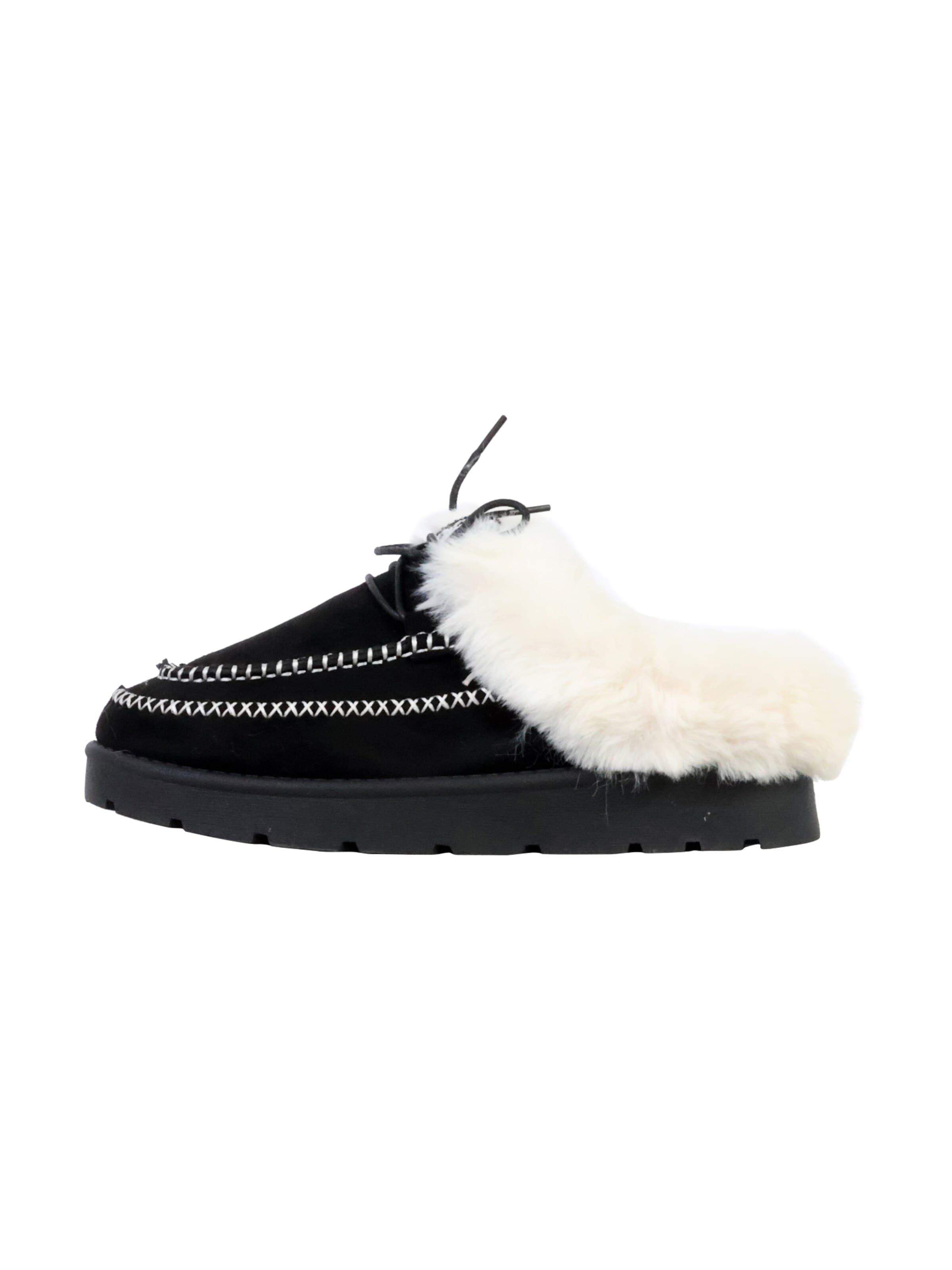 Super Mode Clogs in Zwart: voorkant