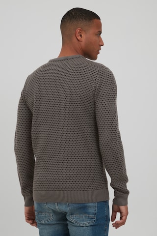 INDICODE JEANS Strickpullover 'Coppler' in Grau