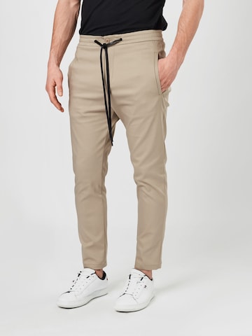 DRYKORN Slim fit Pants 'Jeger' in Brown: front
