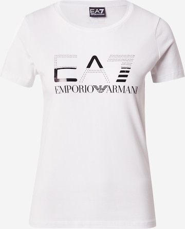EA7 Emporio Armani Футболка в Белый: спереди