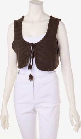 COMPTOIR DES COTONNIERS Vest in XL in Brown: front