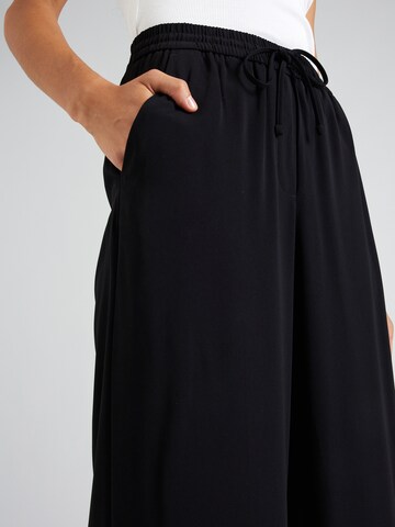 Marks & Spencer Wide Leg Hose in Schwarz