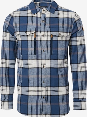 SWEDEMOUNT Traditional button up shirt 'Nordkap' in Blue: front