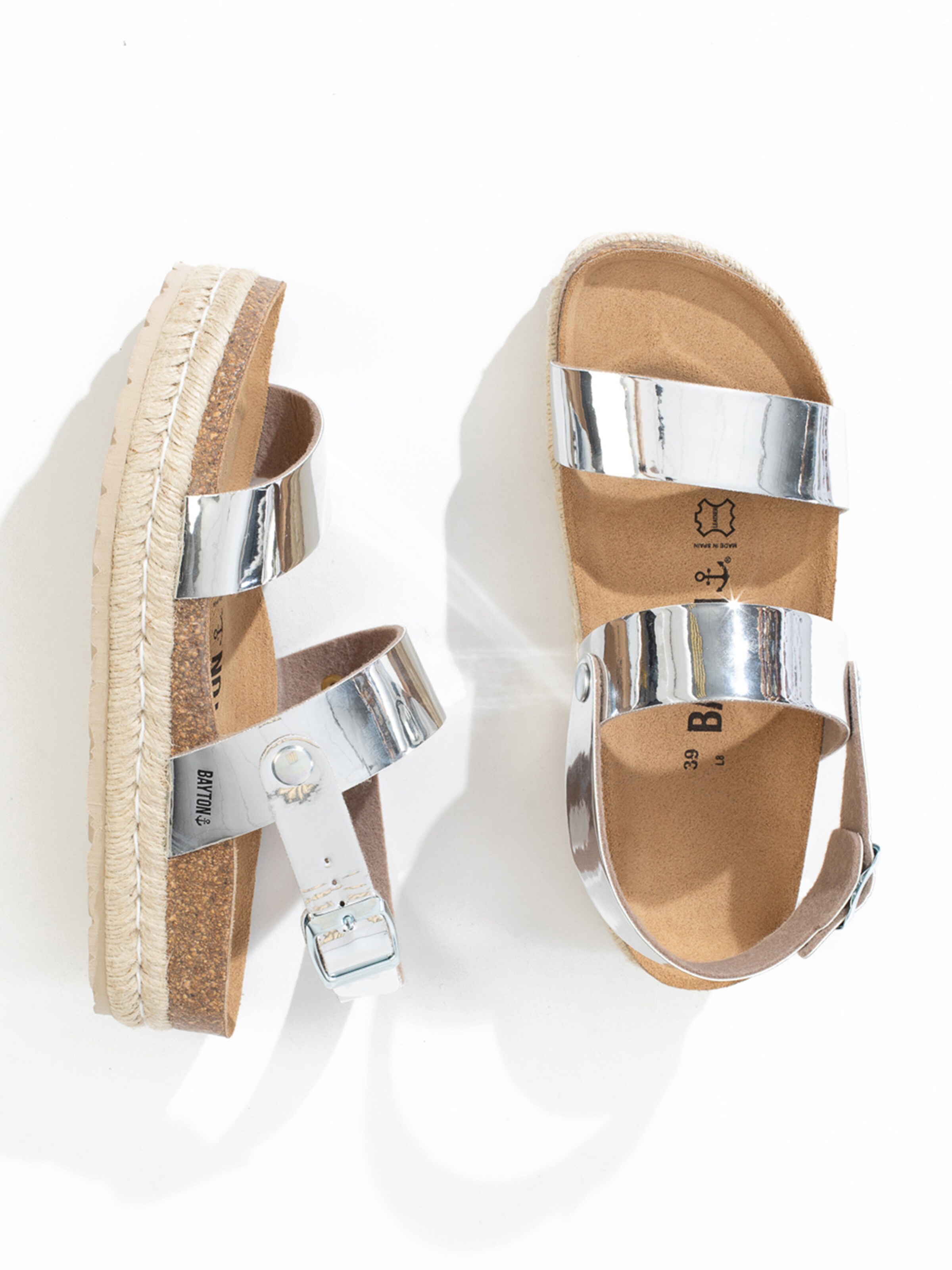 Bayton Σανδάλι σε ασημί