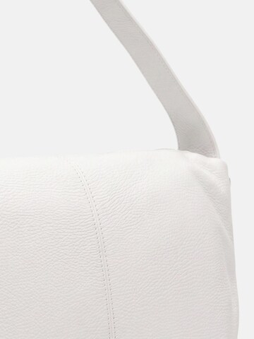 Borsa a spalla 'Borsa a Spalla Pelle Genuina Virginia Rhinè 32x25 cm' di Virginia Rhinè in bianco