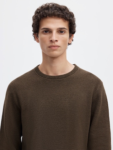 Pull-over 'SLHROSS' SELECTED en marron