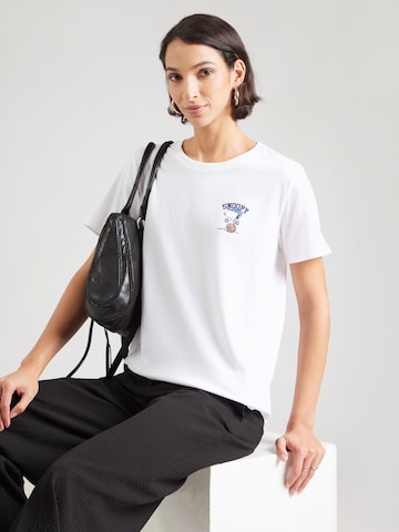Maglietta 'Snoopy' di PRINCESS GOES HOLLYWOOD in bianco: frontale