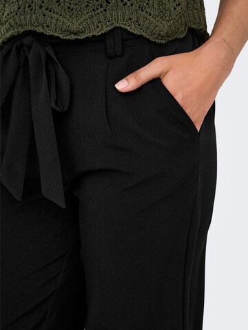 ONLY Wide leg Pleat-front trousers 'ONLNova' in Black