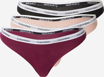 Calvin Klein Στρινγκ σε μπεζ: μπροστά