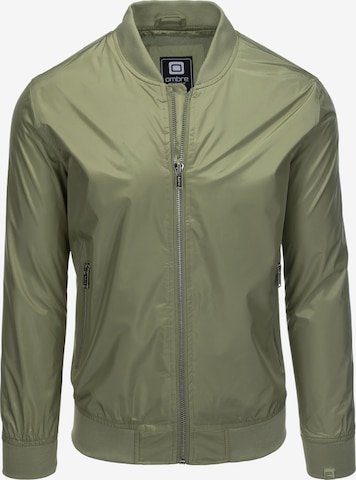 Veste mi-saison 'C439' Ombre en vert : devant