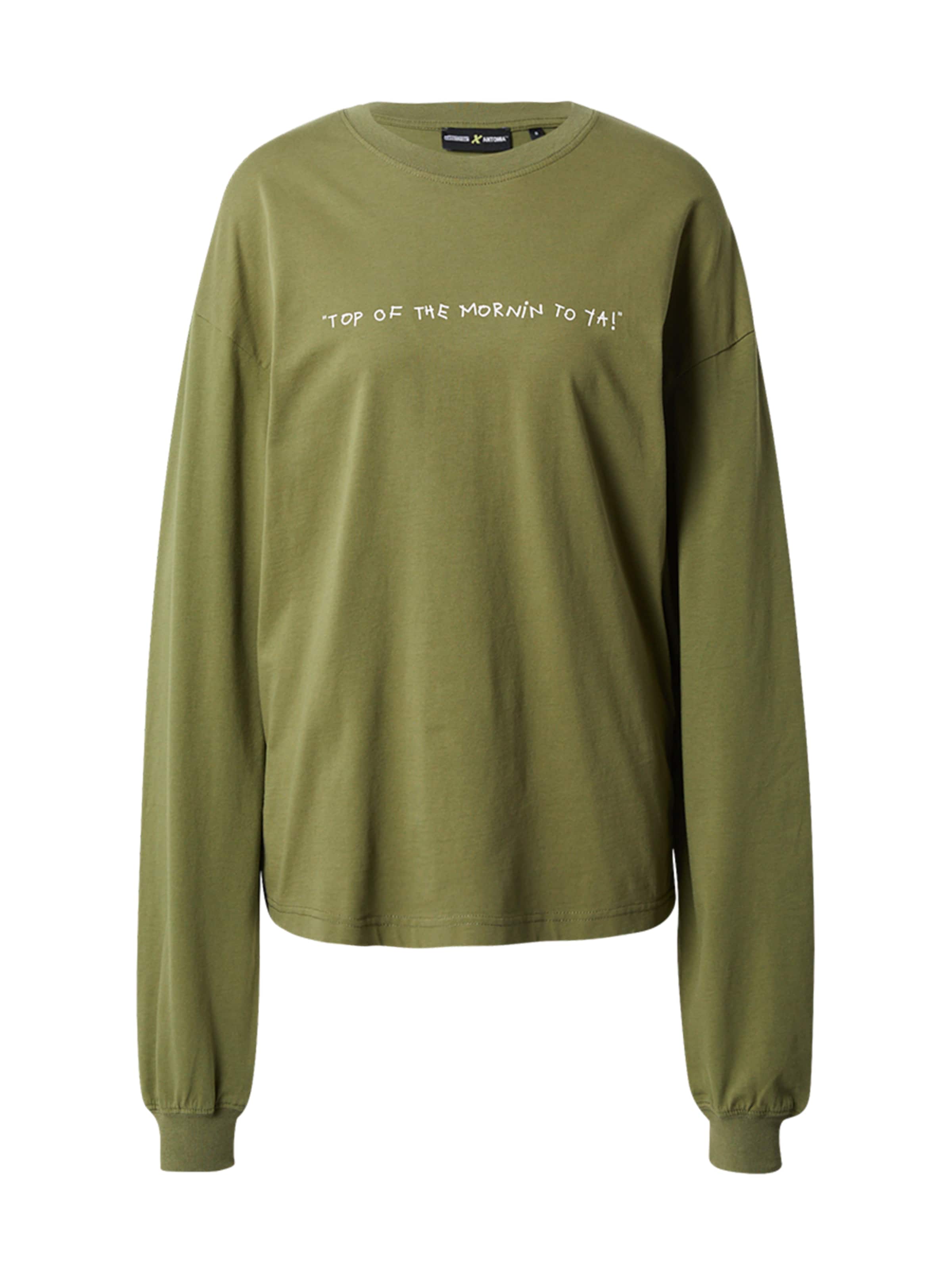 ABOUT YOU x Antonia Koszulka 'Rieke' w kolorze zielony: przód