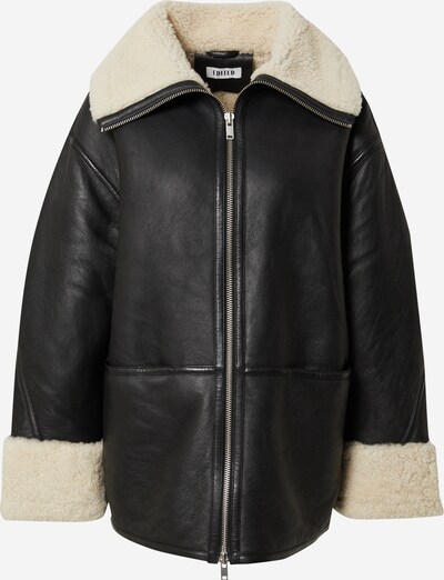 EDITED Winter jacket 'Marusha' in Black / Wool white, Item view