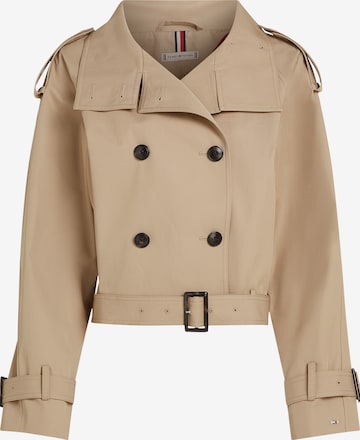 TOMMY HILFIGER Between-season jacket in Beige: front