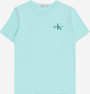 T-Shirt Calvin Klein Jeans en bleu : devant