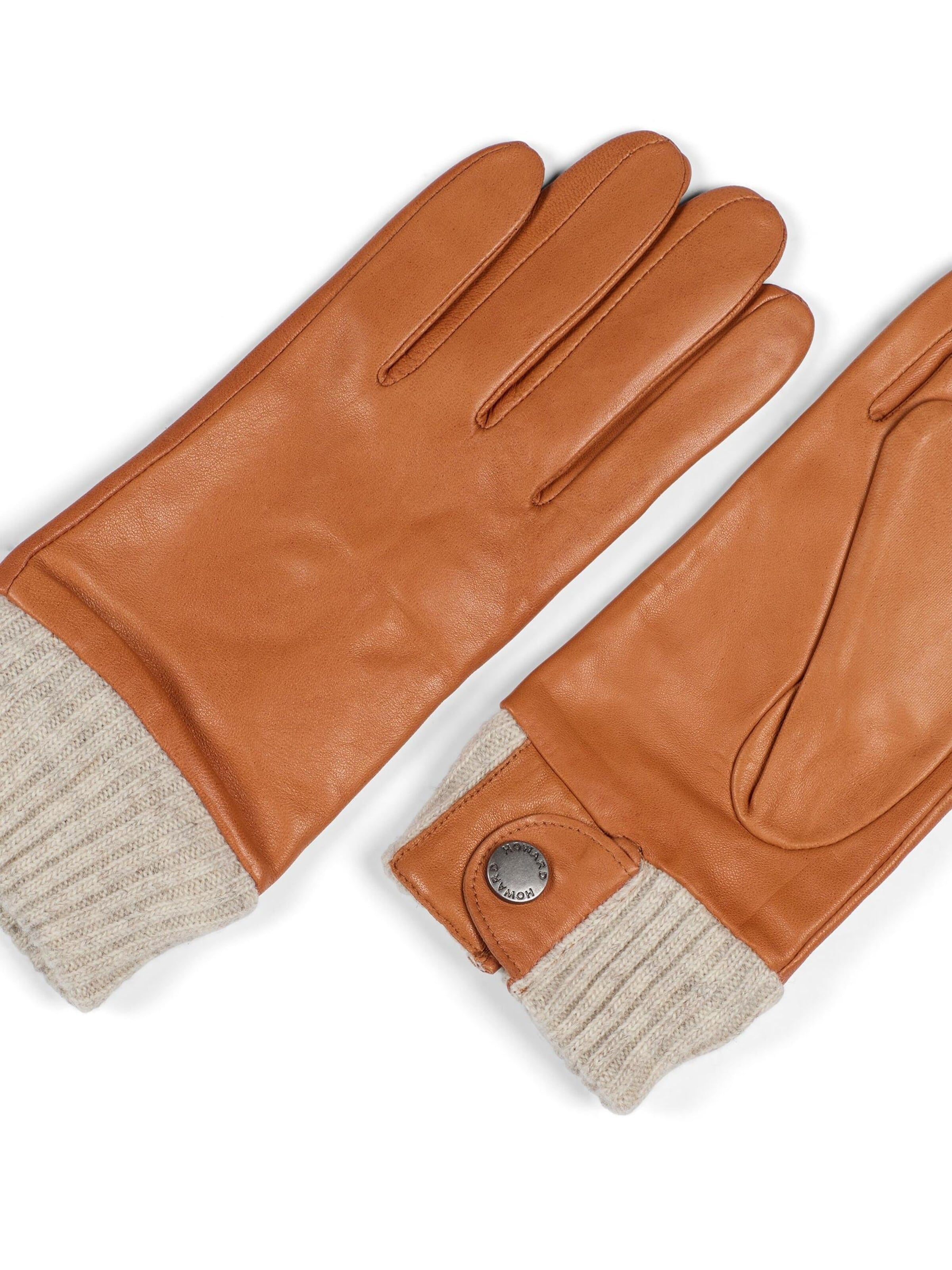 Howard London Fingerhandsker i beige