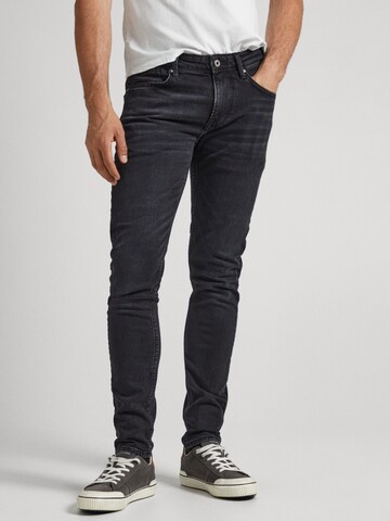 Pepe Jeans Skinny Jeans in Grey: front