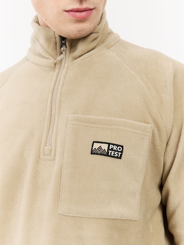 PROTEST Athletic Sweatshirt 'PRTArax' in Brown: front