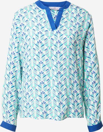 Zwillingsherz Blouse in Blauw: voorkant