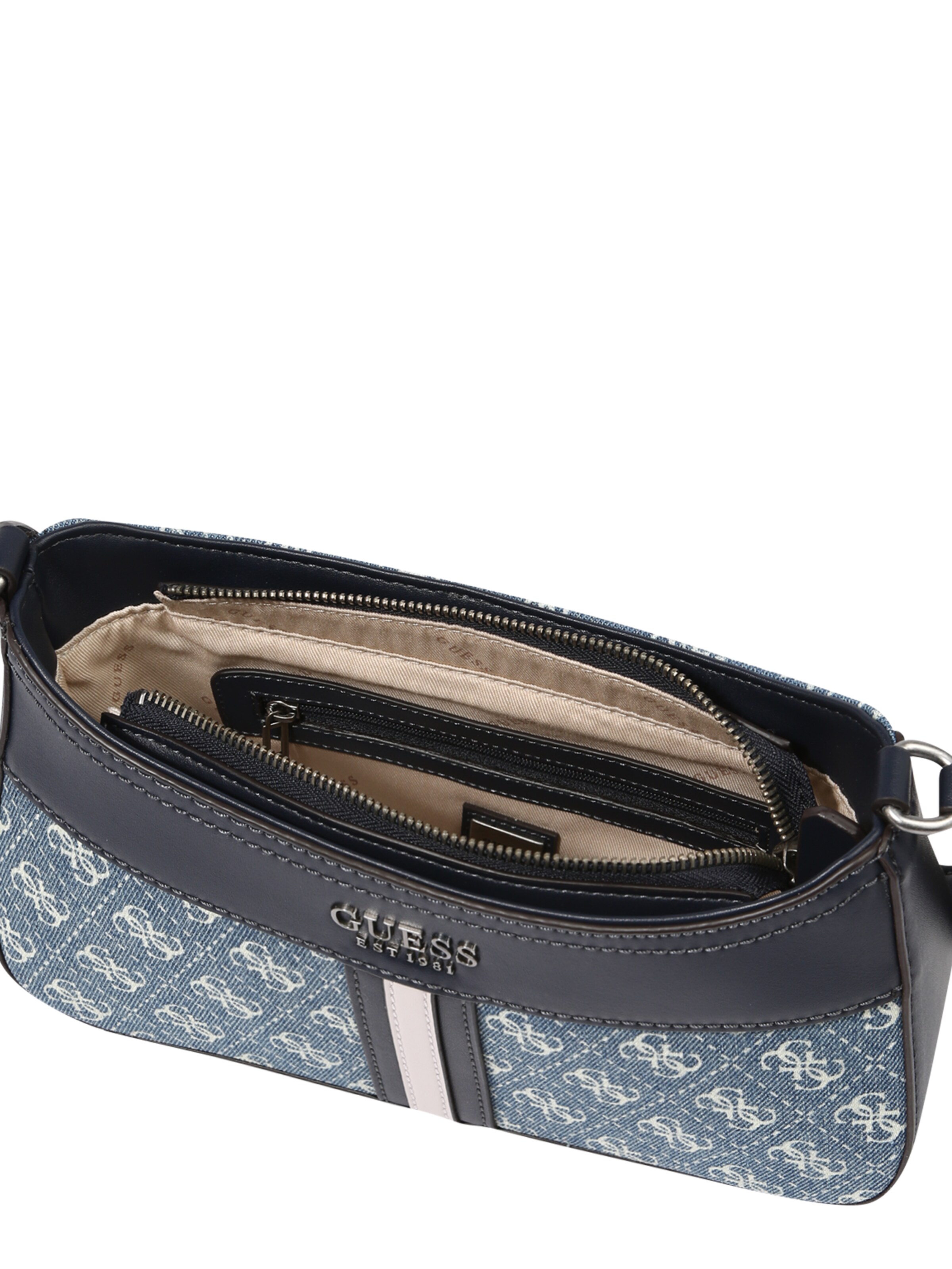 bryant retro stripe leather backpack